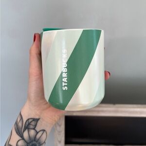 Starbucks Green and Cream Mug